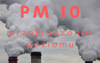 przekroczenie PM10, dym, kominy,