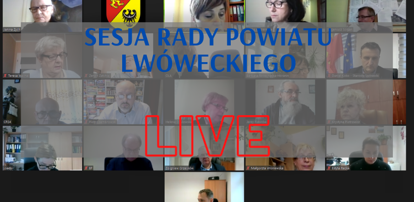 Sesja rady powiatu lwóweckiego