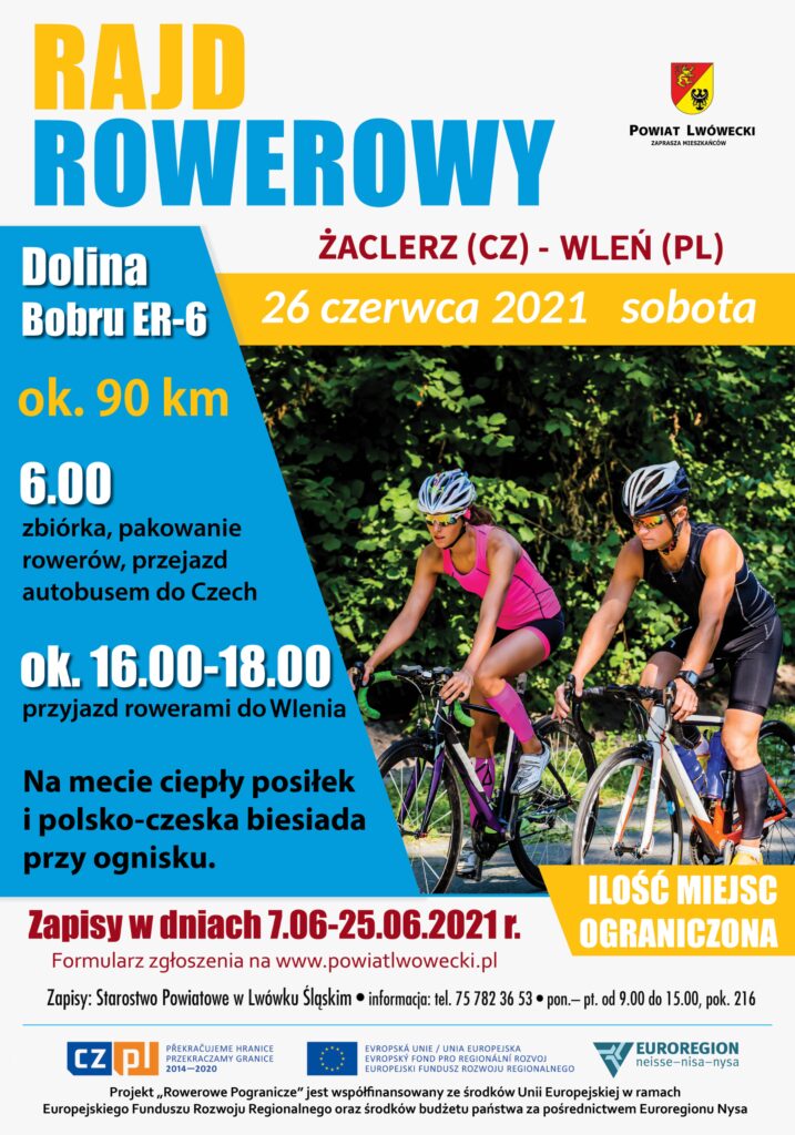 plakat rajdu Plakat rajdu z informacjami o godzinach startu i mety