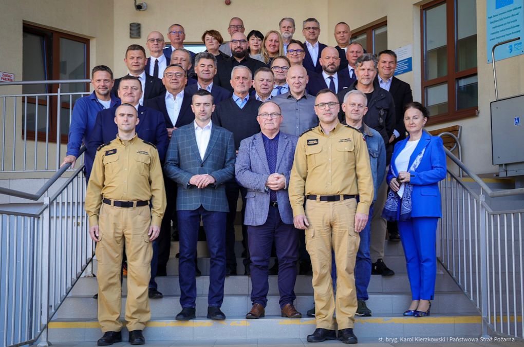 Szkolenie z zakresu ochrony ludności i obrony cywilnej z udziałem Starosty Powiatu Lwóweckiego