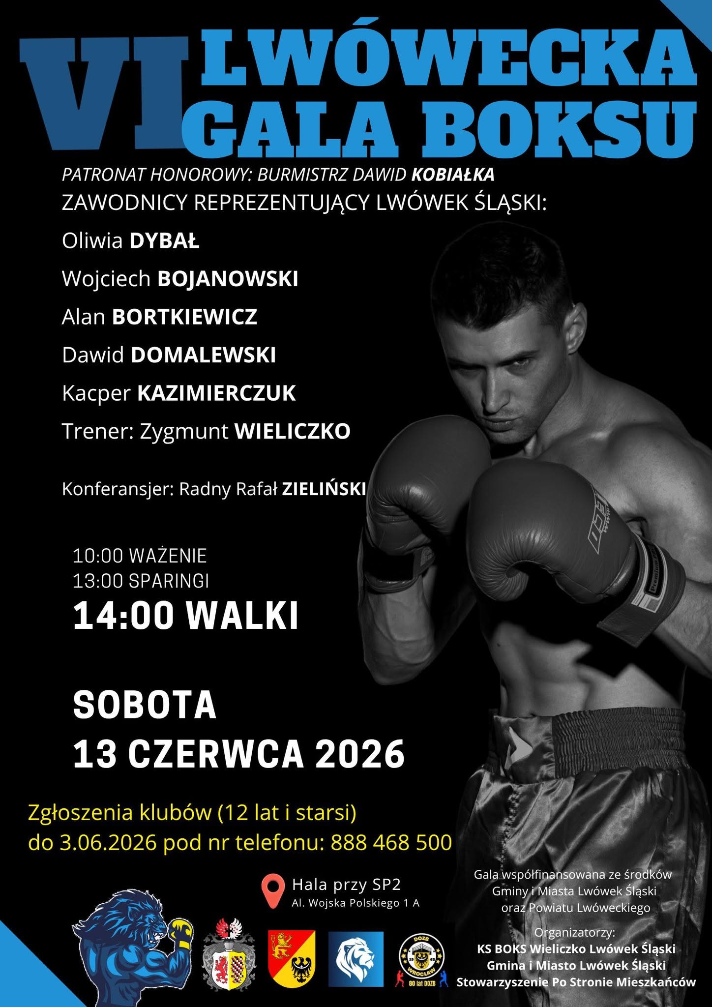 plakat gala boksu